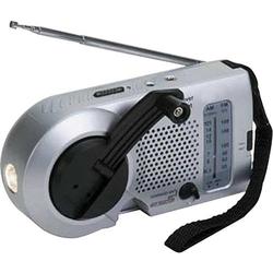 Kaito Electronics Inc. KA006 Small Hand Crank Dynamo Radio with Flashlight