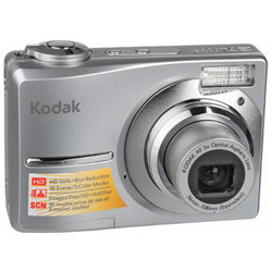 KODAK DIGITAL SCIENCE Kodak EasyShare C913 9 Megapixel Digital Camera w/ 3x Optical Zoom, 2.4 LCD, Blur Reduction, & HD Picture Capture - Silver
