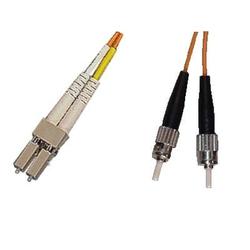 CTCUnion LC/PC to ST/PC duplex multi-mode 62.5/125 fiber patch cord, 1m length