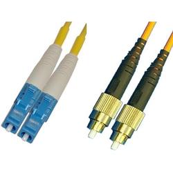 CTCUnion LC/UPC to FC/UPC duplex single-mode 9/125 fiber patch cord, 1m length