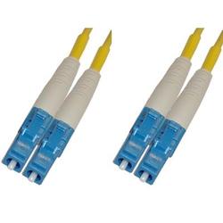 CTCUnion LC/UPC to LC/UPC duplex single-mode 9/125 fiber patch-cord, 1m length