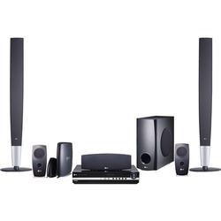 LG ELECRONICS USA LG LHT874 Home Theater System - DVD Player, Receiver, 5.1 Speakers - 5 Disc(s) - Progressive Scan - 1000W RMS - Dolby Digital, DTS - Black