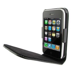 Eforcity Leather Case for Apple 3G iPhone, Black by Eforcity