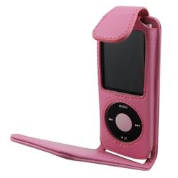 Eforcity Leather Case for iPod Gen 4 Nano, Pink by Eforcity
