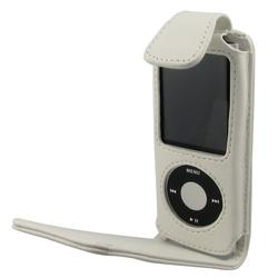 Eforcity Leather Case for iPod Gen 4 Nano, White by Eforcity