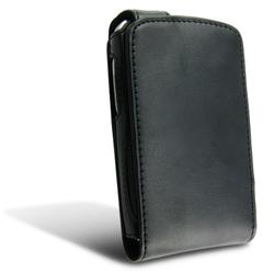 Eforcity Leather Case w/ Belt Clip for Blackberry Bold 9000, Black