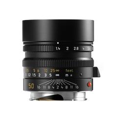 Leica 50mm f/1.4 Summilux-M Manual Focus Standard Lens - 51.6mm - f/1.4 - Black