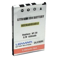 Lenmar NoMEM Lithium Ion Battery - Lithium Ion (Li-Ion) - 3.7V DC - Photo Battery (DLCS20)