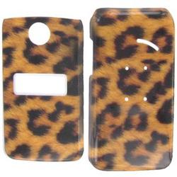 Wireless Emporium, Inc. Leopard Snap-On Protector Case Faceplate for Sony Ericsson TM506