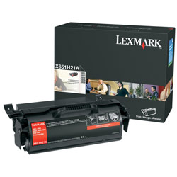 LEXMARK Lexmark High Yield Black Toner Cartridge - 25000 Pages - Black