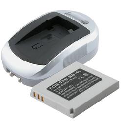 Eforcity Lithium Ion Battery and Charger Canon NB-4L : Canon PowerShot SD200 / SD30 / SD300 / SD400 / SD430 / (228571)