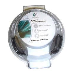 Logitech Curve Headphones Crystal, Durable, Standard 3.5mm Stereo Audio Output