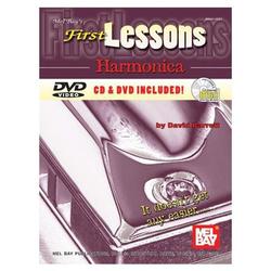 MECC First Lessons Harmonica Book/CD/DVD Set