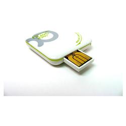 Cyanics Magic Swing Alpha Micro SD and T Flash Card Reader (White)