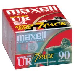 Maxell UR Type I Audio Cassette - 7 x 90Minute - Normal Bias