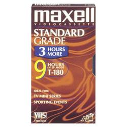 Maxell VHS Videocassette - VHS - 180Minute