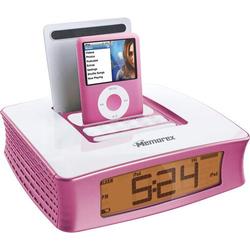 Memorex MI4019-PNK Alarm Clock for iPod - Pink
