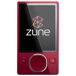 MICROSOFT- XBOX/ZUNE Microsoft Zune 120GB Digital Media Player - Red