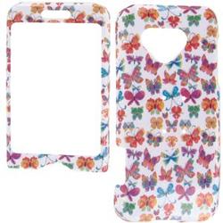 Wireless Emporium, Inc. Mixed Butterflies Snap-On Protector Case Faceplate for T-Mobile G1/Google Phone