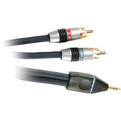 Monster Cable IP400-1.5M Interlink Portable 400 MkII Bandwidth Balanced Cable - 2 x RCA - 1 x Mini-phone Stereo - 4.92ft