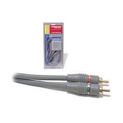 Monster Cable Standard Interlink 100 Quality Audio Interconnect Cable - 2 x RCA - 2 x RCA - 19.69ft - Black