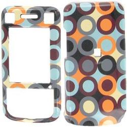 Wireless Emporium, Inc. Multi Circles In Rows Snap-On Protector Case Faceplate for Sony Ericsson W760