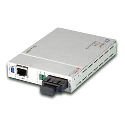 CTCUnion Multi-mode Fast Ethernet fiber optic media converter - SC connector, 2Km, 1310nm, SNMP support