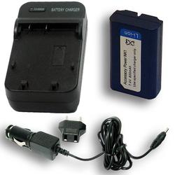 Accessory Power NIKON EN-EL1 Equivalent OEM EH-53 Charger and Battery 2-Pack Combo for Many Coolpix Digital Cameras