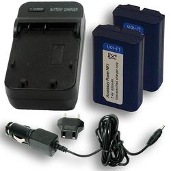 Accessory Power NIKON EN-EL1 Equivalent OEM EH-53 Charger and Battery Combo for Many Coolpix Digital Cameras