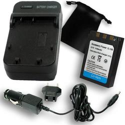Accessory Power OLYMPUS BLM-1 Equivalent OEM BCM-01 Charger & Battery 2-Pk Combo for Many Evolt Digital Cameras
