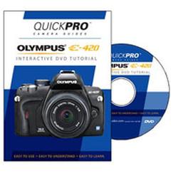 Olympus E-420 Interactive Instructional DVD By Quickpro Camera Guides