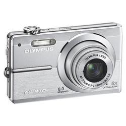 Olympus FE370 8 Megapixel Digital Camera Kit - Silver