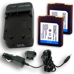 Accessory Power PANASONIC CGA-S002A/1B / S002 Equivalent Charger & Battery 2-PK for DMC-FZ1 / FZ10 / FZ20 & Others