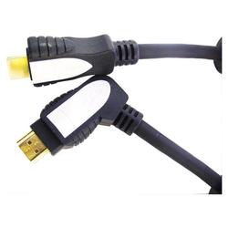 Vaster PVC HDMI Male to Male Cable with Angled Head - 10 ft.