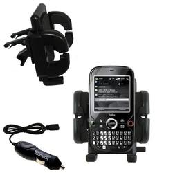 Gomadic PalmOne Palm Treo Pro Auto Vent Holder with Car Charger - Uses TipExchange