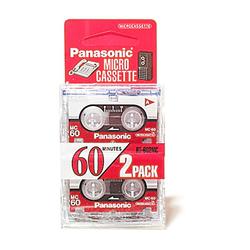 Panasonic 60 Minutes Microcassette - 2 x 60Minute