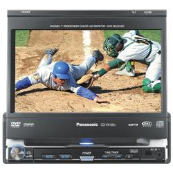Panasonic CQ-VX100U Car Video Player - 7 LCD - 16:9 - DVD-RW, CD-RW - DVD Video, DVD Audio, CD-DA, MP3, Video CD - 200W