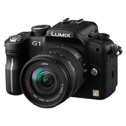 Panasonic Lumix DMC-G1 Digital SLR Camera with 14-45mm f/3.5-5.6 Lens - Black - 12.1 Megapixel - 16:9 - 3.2x Optical Zoom - 3 Active Matrix TFT Color LCD