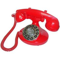 Paramount Collections PMT-ALEXIS-RD Alexis 1922 Decorator Phone Red