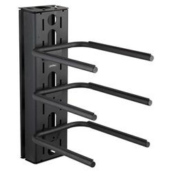 Peerless PM610 Support Arms Wall-Mounted Electronic Tower - Steel - Electronics not included