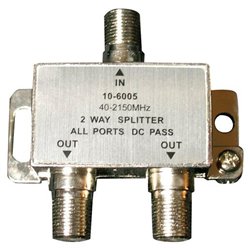 Petra PET10-6005 Satellite Signal Splitter - 2-way - 2150MHz - Satellite Splitter