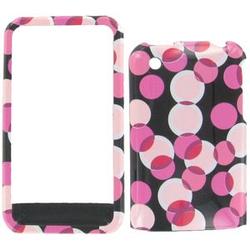 Wireless Emporium, Inc. Pink Circles Snap-On Protector Case Faceplate for Apple iPhone 3G