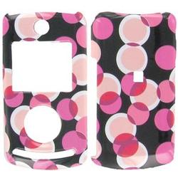 Wireless Emporium, Inc. Pink Circles Snap-On Protector Case Faceplate for LG Chocolate 3 VX8560