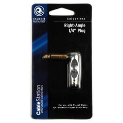 Planet Waves 1/4 inch Right-Angle Solderless Instrument plug