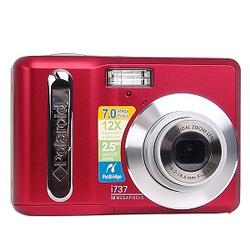 Polaroid i737 7MP 3x Optical/4x Digital Zoom Camera (Red)