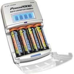 Power 2000 XP675-29 4 AA NIMH Rechargeable Batteries and Charger