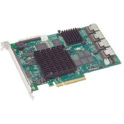 PROMISE Promise SuperTrak EX16650 16-Port SAS RAID Controller - 512MB ECC DDR2 SDRAM - PCI Express x8 - 300MBps - 4 x SFF-8087 - Serial Attached SCSI (STEX16650B5)