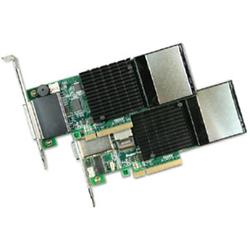 PROMISE TECHNOLOGY Promise SuperTrak EX8654 8 Port SAS RAID Controller - 512MB ECC DDR2 - PCI Express x8 - Up to 300MBps - 1 x SFF-8088 SAS 300 - Serial Attached SCSI Externa (STEX8654B)
