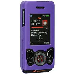 Wireless Emporium, Inc. Purple Snap-On Rubberized Protector Case for Sony Ericsson W580i