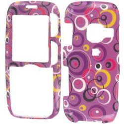 Wireless Emporium, Inc. Purple w/Circles Snap-On Protector Case Faceplate for LG Rumor LX260